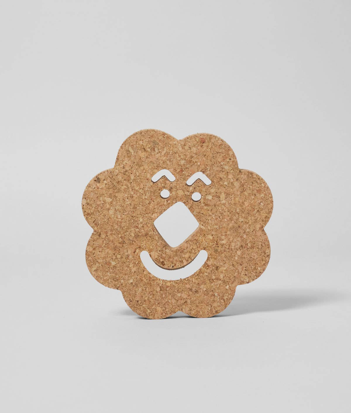 6" Flower Face Cork Trivet