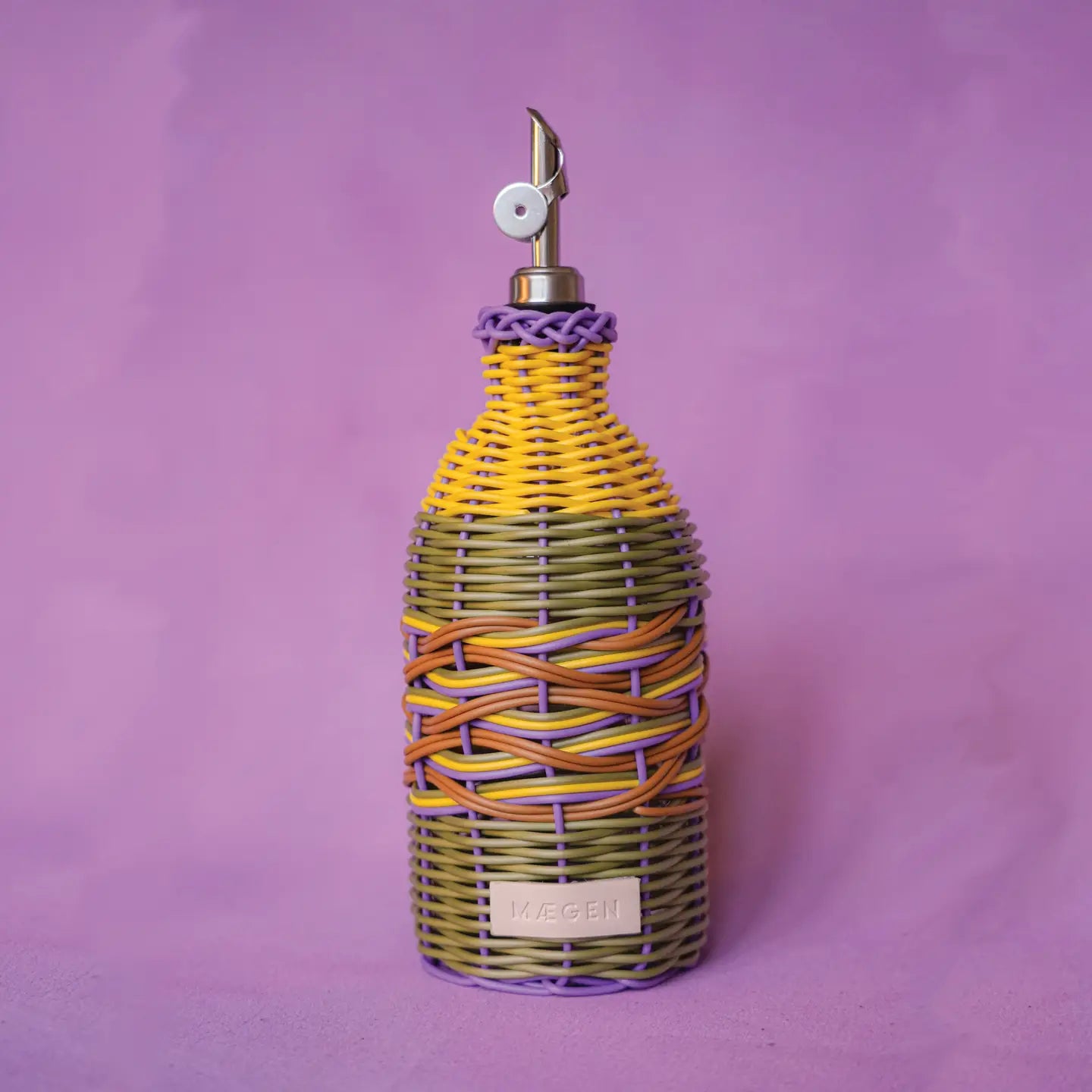 Oil Pourer - Yellow/Lilac