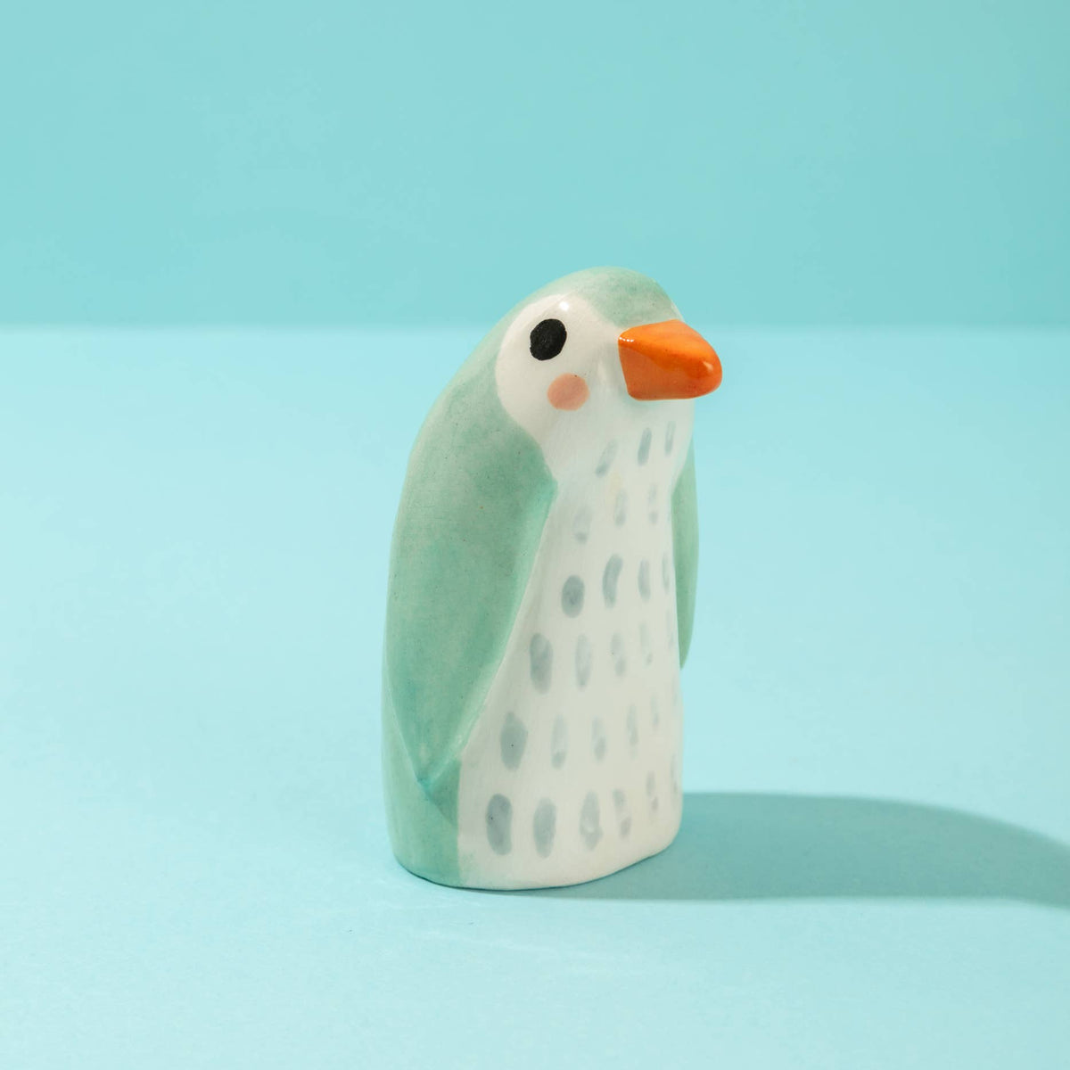 Mama Penguin Mint / Ceramic Piece