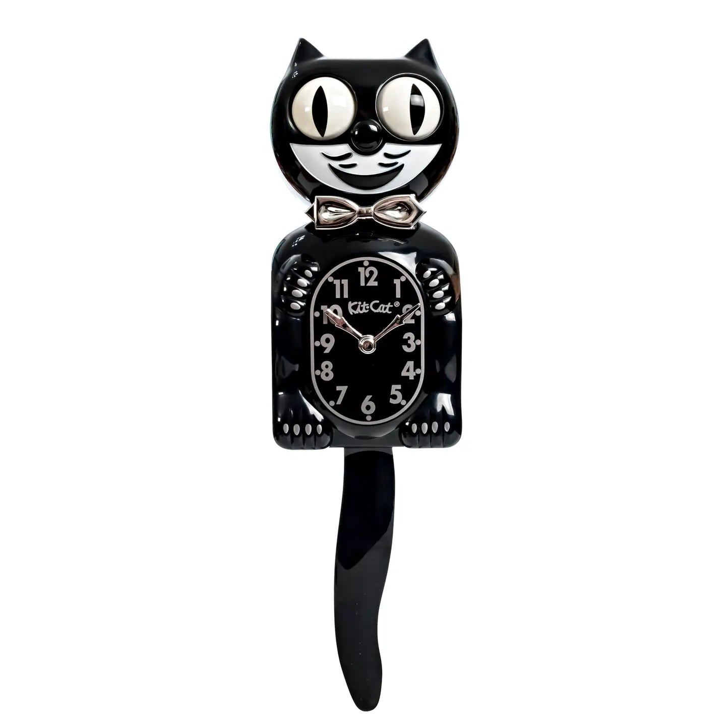 Retro Black Kitchen Edition Kit-Cat Klock