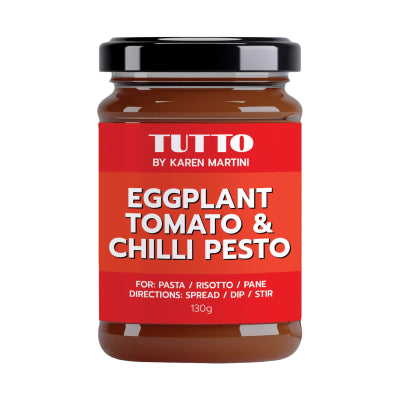 Eggplant Tomato & Chilli Pesto 130g