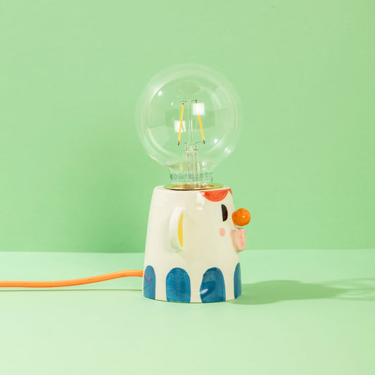 Good Friend Blue / Ceramic Lamp