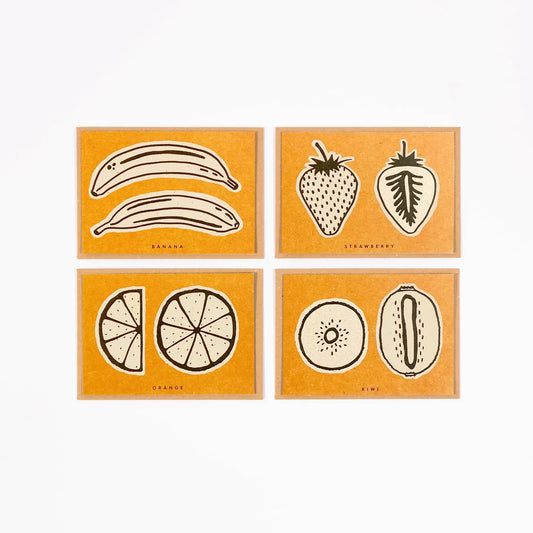 Recipe Notecard Pack (x4) - Fruit