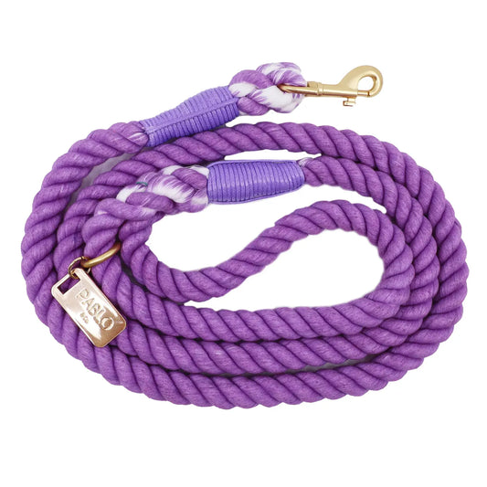 Pablo & Co. Rope Dog Leash Purple