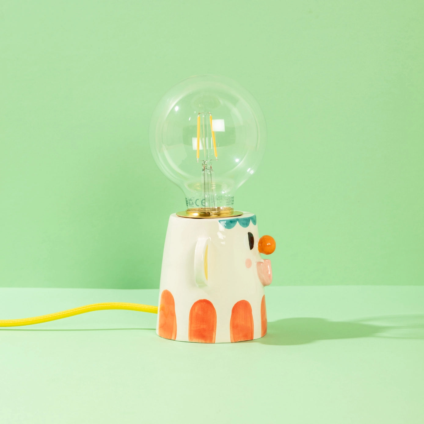 Good Friend Red / Ceramic Lamp