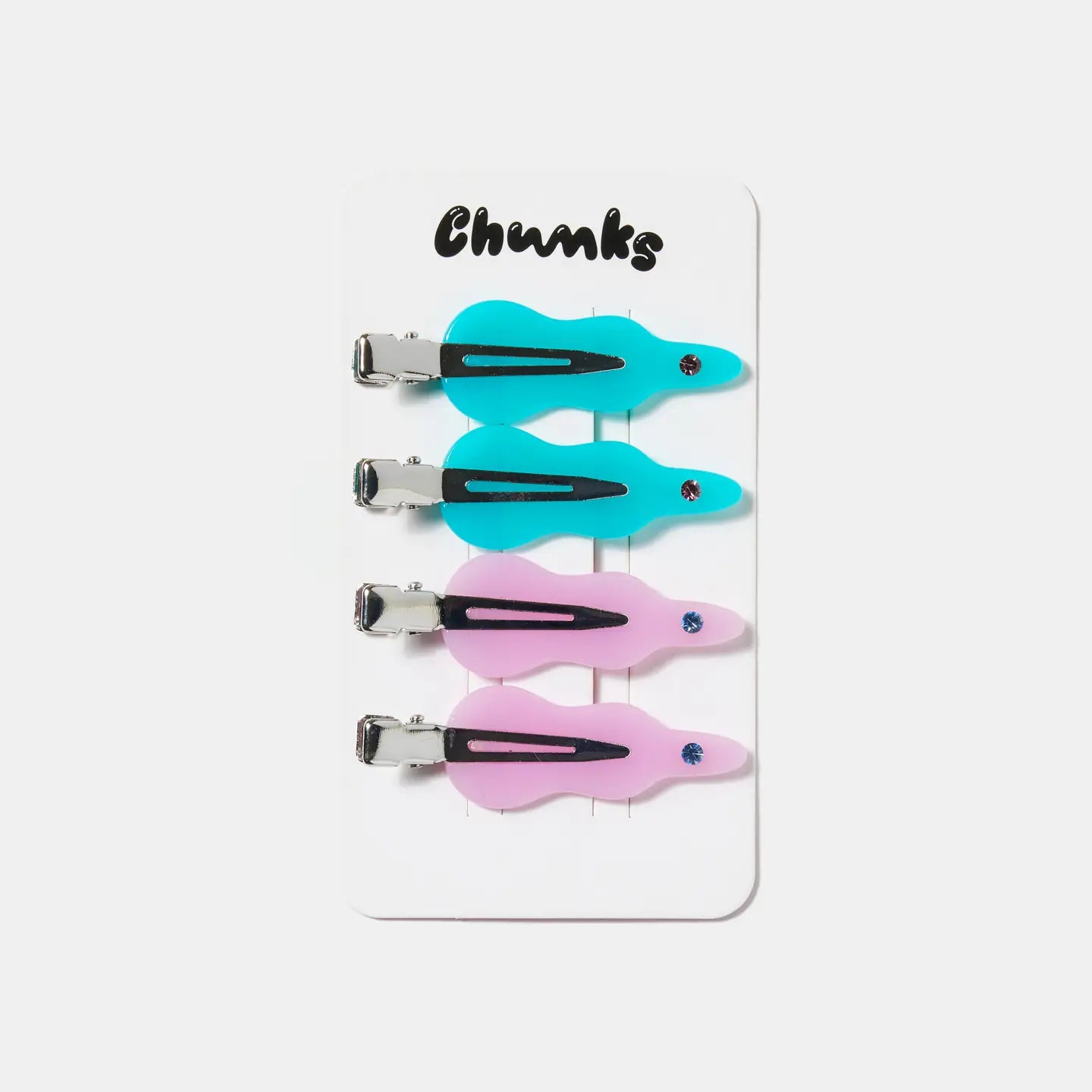 Setting Clips in Turquoise + Lilac