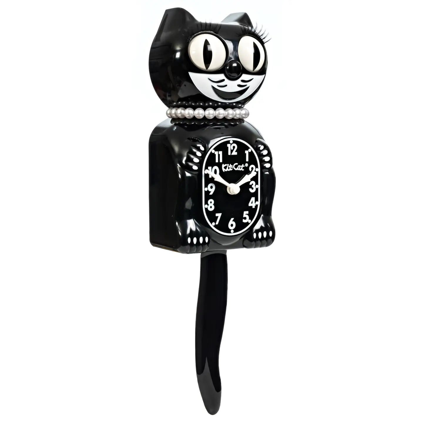 Original Lady Kit-Cat Klock Classic Black Gift Ideas side