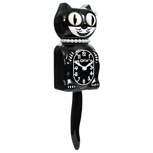 Original Lady Kit-Cat Klock Classic Black Gift Ideas side