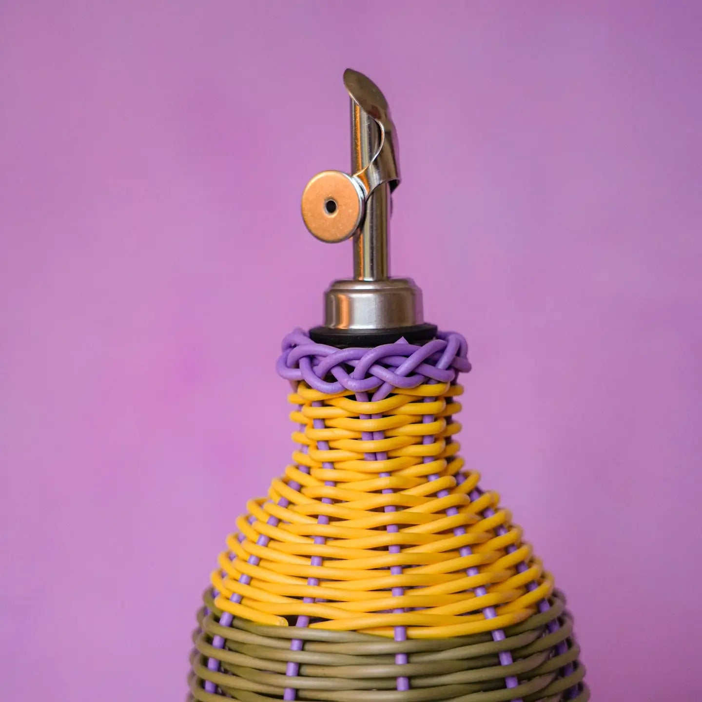 Oil Pourer - Yellow/Lilac