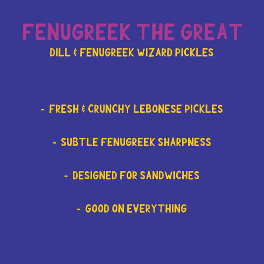 Wizard Pickles - Fenugreek the Great