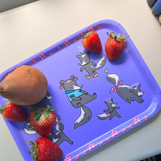 "Stylishly Skunky" Catch-All Tray
