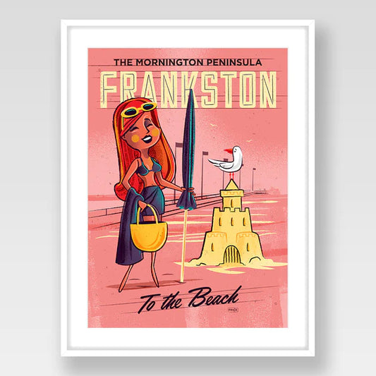 Frankston Pink Poster