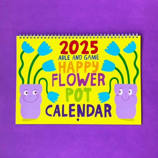 2025 Happy Flower Pot Calendar