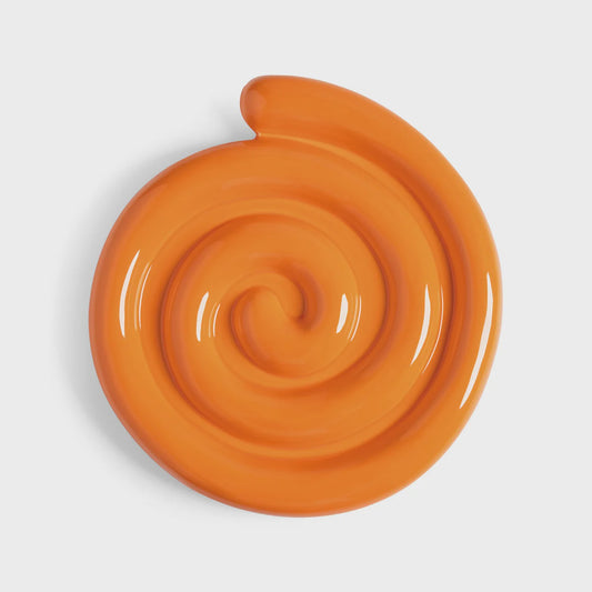 Snail Trivet Orange
