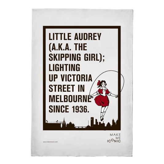 Iconic Tea Towel - Skipping Girl