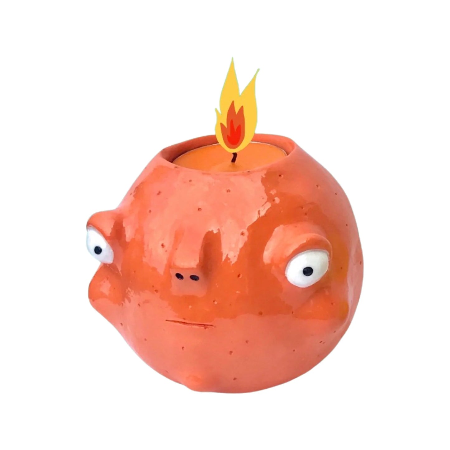 Fruit Candle Holder - Orange 1