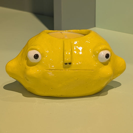 Fruit Candle Holder - Lemon 4