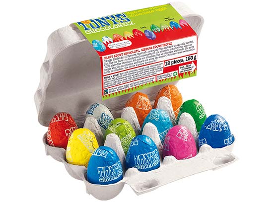 Tony's Easter Chocolate Egg Carton Gift Open